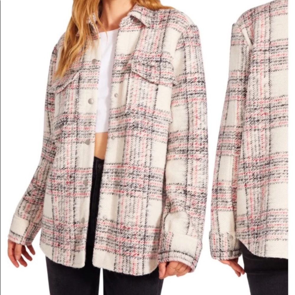 *SOLD* BB DAKOTA BRIXTON PLAID SHACKET
